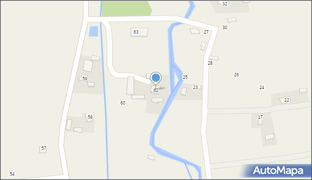 Kornie, Kornie, 62, mapa Kornie