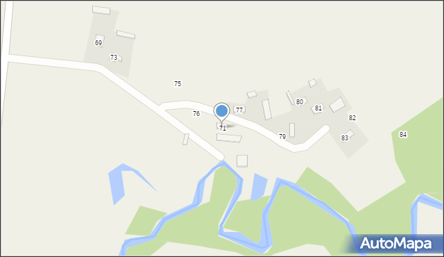 Kornie, Kornie, 71, mapa Kornie