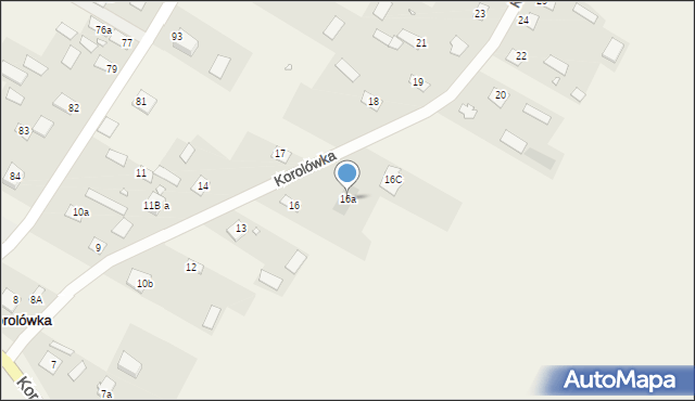 Korolówka, Korolówka, 16a, mapa Korolówka