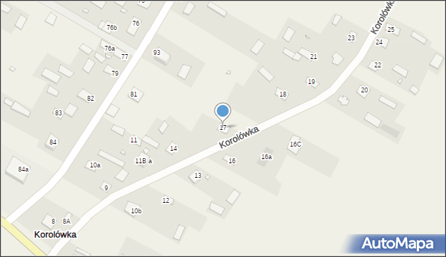 Korolówka, Korolówka, 17, mapa Korolówka