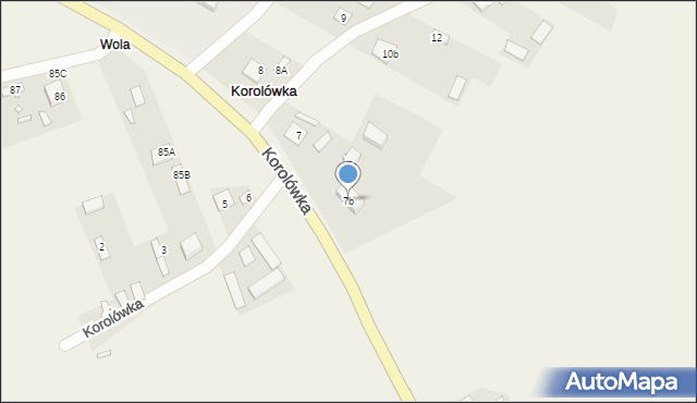 Korolówka, Korolówka, 7b, mapa Korolówka