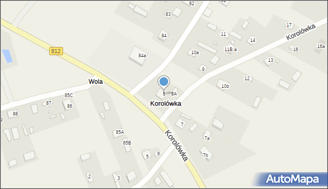 Korolówka, Korolówka, 8, mapa Korolówka