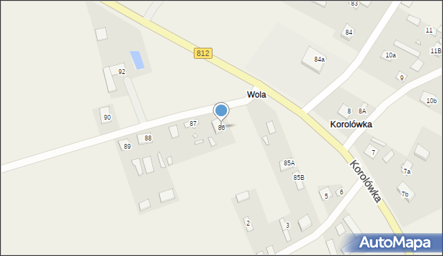 Korolówka, Korolówka, 86, mapa Korolówka