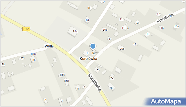 Korolówka, Korolówka, 8A, mapa Korolówka