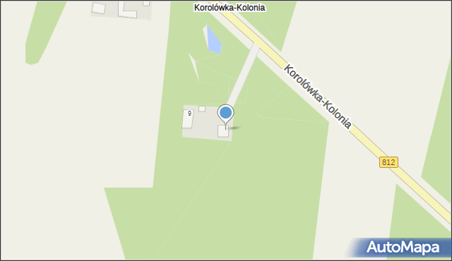 Korolówka-Kolonia, Korolówka-Kolonia, 9, mapa Korolówka-Kolonia