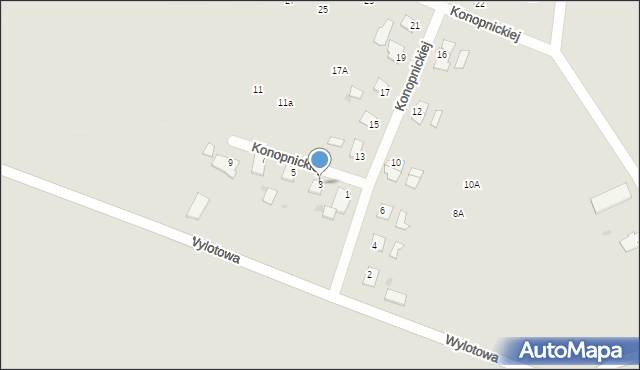 Korsze, Konopnickiej Marii, 3, mapa Korsze