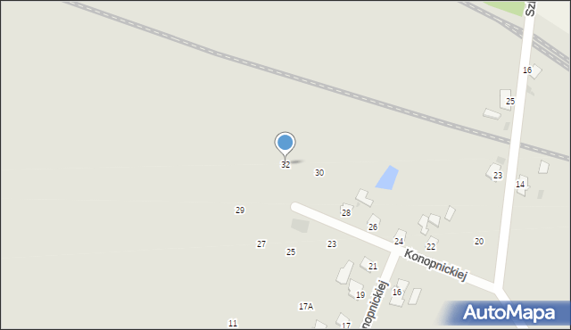 Korsze, Konopnickiej Marii, 32, mapa Korsze