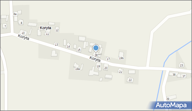 Koryta, Koryta, 16, mapa Koryta