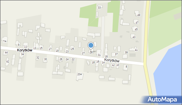 Korytków, Korytków, 29, mapa Korytków