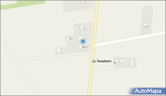 Korytków, Korytków, 70, mapa Korytków