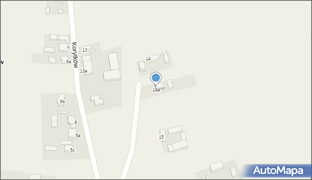 Korytków, Korytków, 14a, mapa Korytków