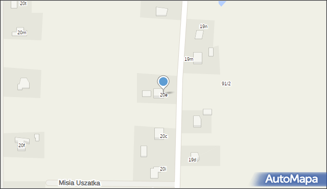 Korytków, Korytków, 20e, mapa Korytków