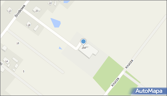 Korytów A, Korytów A, 20A, mapa Korytów A