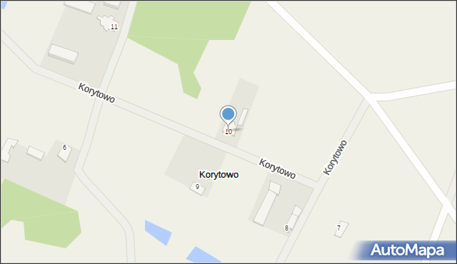 Korytowo, Korytowo, 10, mapa Korytowo