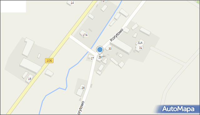 Korytowo, Korytowo, 29, mapa Korytowo