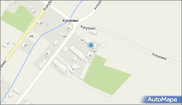 Korytowo, Korytowo, 35A, mapa Korytowo