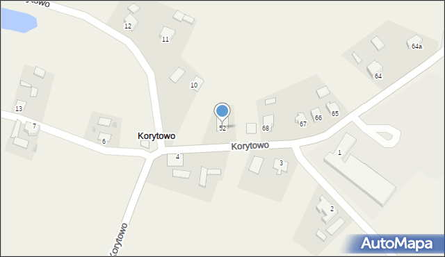 Korytowo, Korytowo, 52, mapa Korytowo