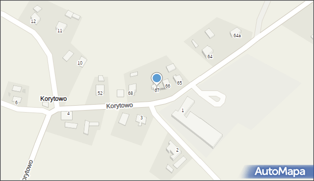 Korytowo, Korytowo, 67, mapa Korytowo