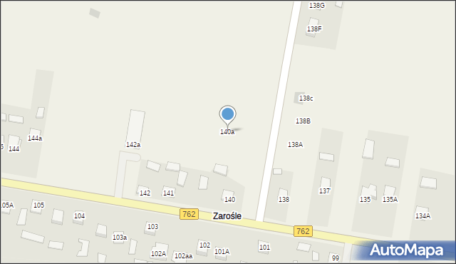 Korzecko, Korzecko, 140a, mapa Korzecko
