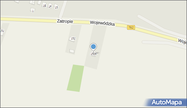 Korzecko, Korzecko, 152b, mapa Korzecko