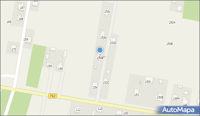 Korzecko, Korzecko, 154a, mapa Korzecko