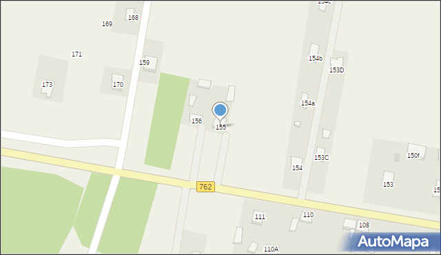 Korzecko, Korzecko, 155, mapa Korzecko