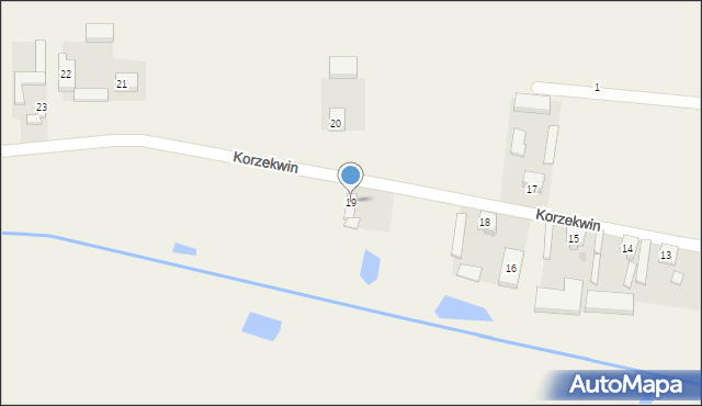 Korzekwin, Korzekwin, 19, mapa Korzekwin