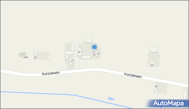 Korzekwin, Korzekwin, 21, mapa Korzekwin