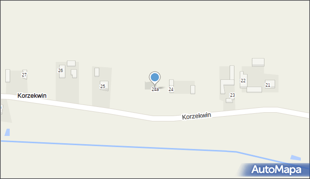 Korzekwin, Korzekwin, 24a, mapa Korzekwin