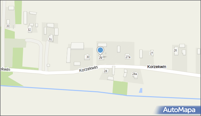 Korzekwin, Korzekwin, 29, mapa Korzekwin