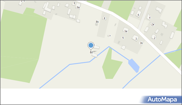 Korzeń, Korzeń, 8d, mapa Korzeń