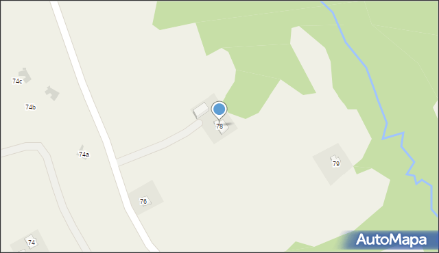 Korzeniec, Korzeniec, 78, mapa Korzeniec