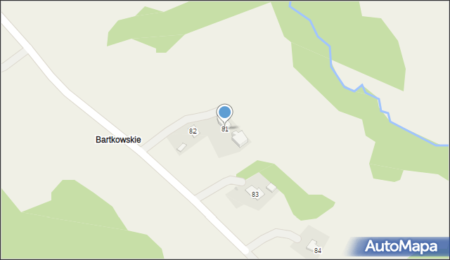 Korzeniec, Korzeniec, 81, mapa Korzeniec