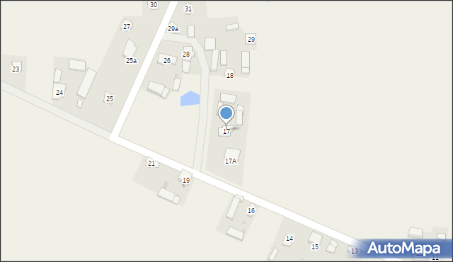 Korzeniew, Korzeniew, 17, mapa Korzeniew