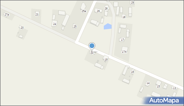 Korzeniew, Korzeniew, 21, mapa Korzeniew