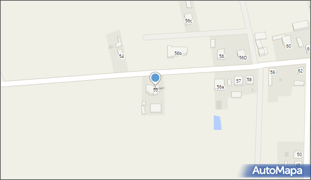 Korzeniew, Korzeniew, 55, mapa Korzeniew