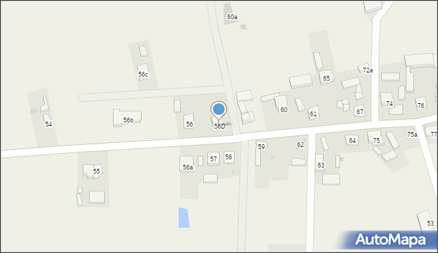 Korzeniew, Korzeniew, 56D, mapa Korzeniew