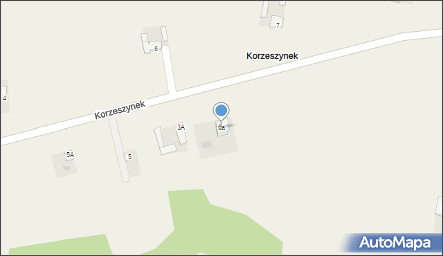 Korzeszynek, Korzeszynek, 6a, mapa Korzeszynek