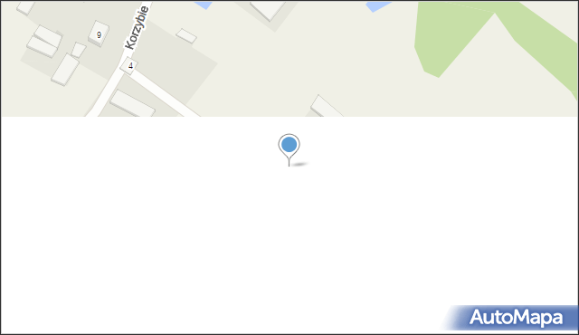 Korzybie, Korzybie, 7, mapa Korzybie