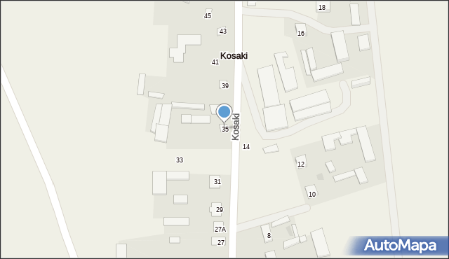 Kosaki, Kosaki, 35, mapa Kosaki