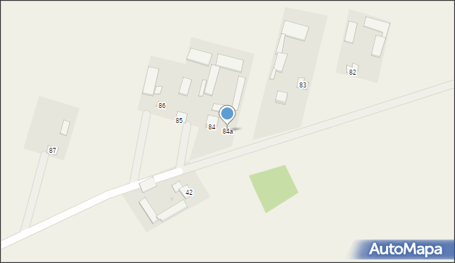 Kosarzew-Stróża, Kosarzew-Stróża, 84a, mapa Kosarzew-Stróża