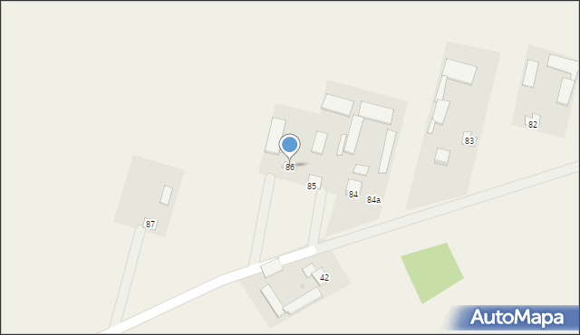 Kosarzew-Stróża, Kosarzew-Stróża, 86, mapa Kosarzew-Stróża