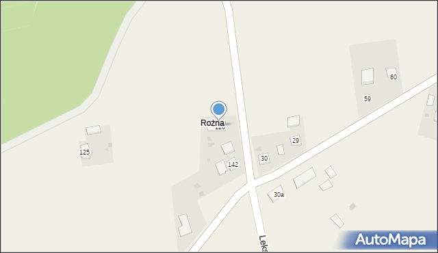 Kościelec, Kościelec, 126, mapa Kościelec