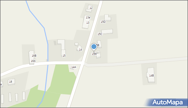 Kościelec, Kościelec, 15A, mapa Kościelec