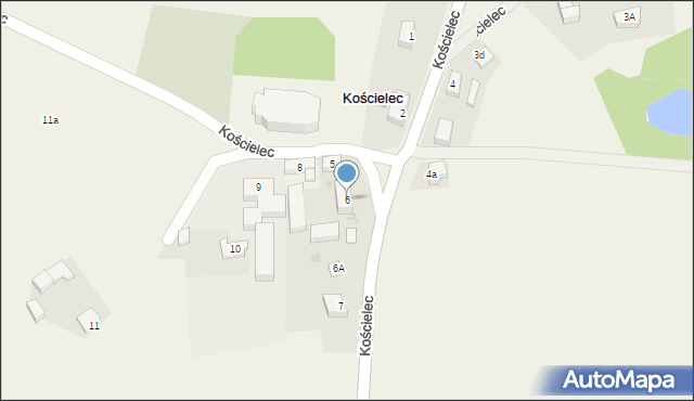 Kościelec, Kościelec, 6, mapa Kościelec