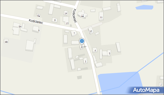 Kościelec, Kościelec, 6, mapa Kościelec