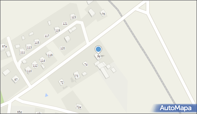 Kościelec, Kościelec, 75, mapa Kościelec