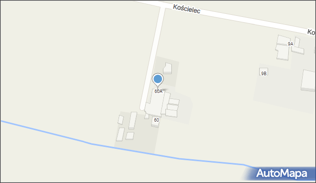 Kościelec-Kolonia, Kościelec-Kolonia, 60A, mapa Kościelec-Kolonia