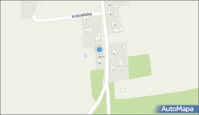 Kościeliska, Kościeliska, 1b, mapa Kościeliska