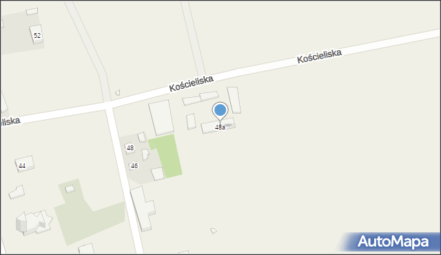 Kościeliska, Kościeliska, 48a, mapa Kościeliska